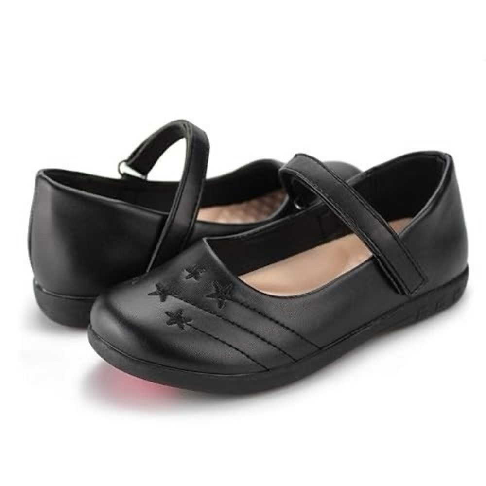 New Hawkwell Girls Dress Shoes Mary Jane Slip-on Black Size 9 Little Kid Uniform